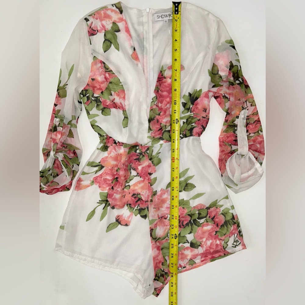 NEW Showpo Floral Romper Size 8 AU & US 4 - Picture 8 of 11